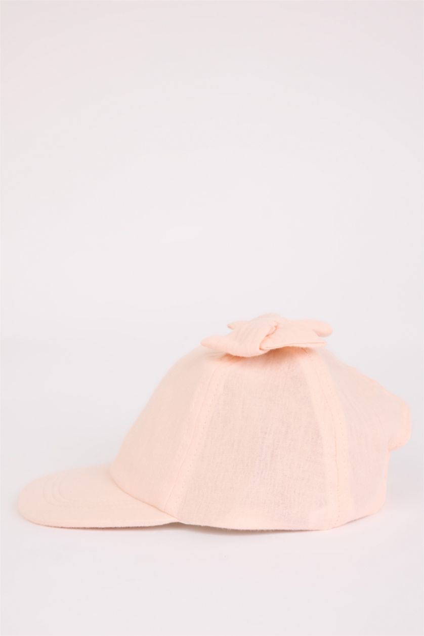 Baby Girl Pink Baby Girl Muslin Cap