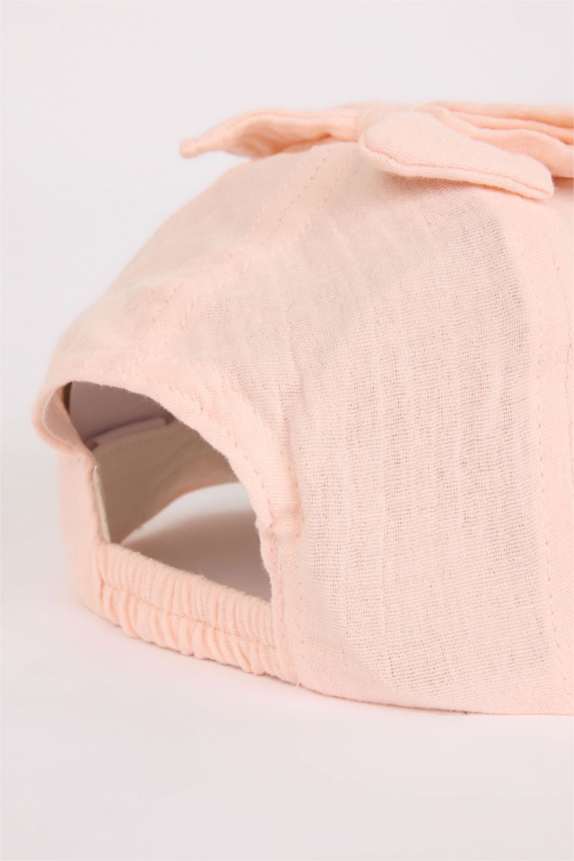 Baby Girl Pink Baby Girl Muslin Cap