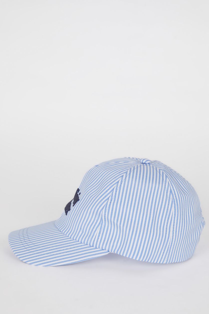 Boys & Teens Blue Boy Striped Cap