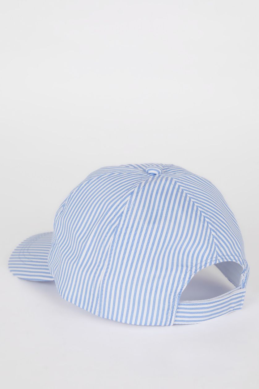 Boys & Teens Blue Boy Striped Cap