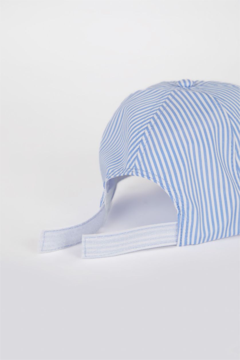 Boys & Teens Blue Boy Striped Cap