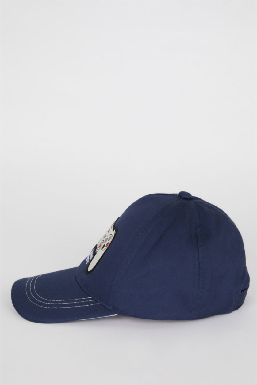 Boys & Teens NAVY Boy Embroidered Cotton Cap