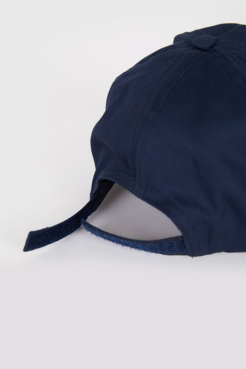 Boys & Teens NAVY Boy Embroidered Cotton Cap