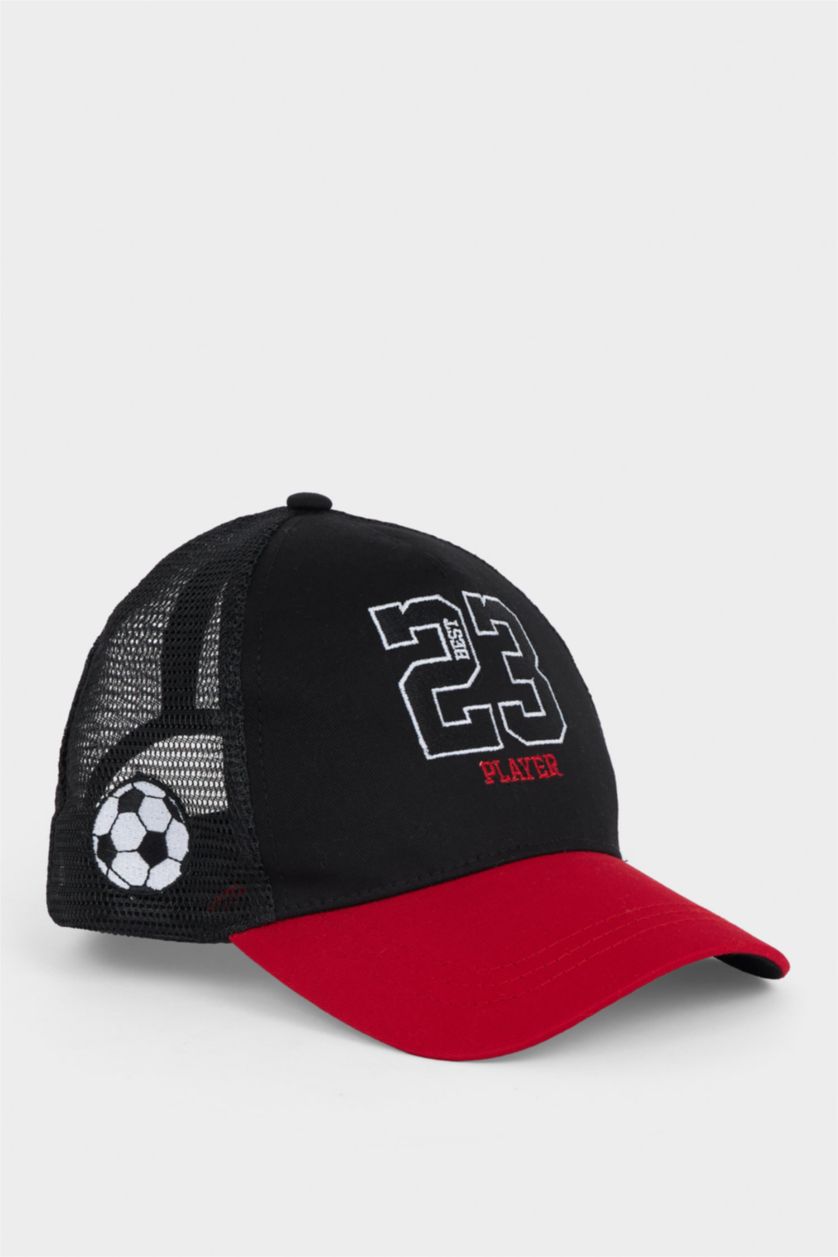 Мальчики и подростки Красный Хлопковая кепка для мальчиков