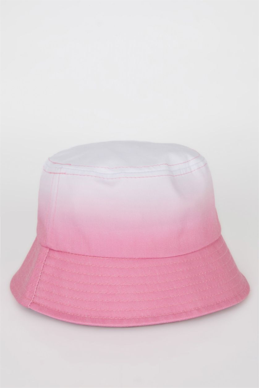 Girls & Teens White Girl Gradient Printed Denim Bucket Hat
