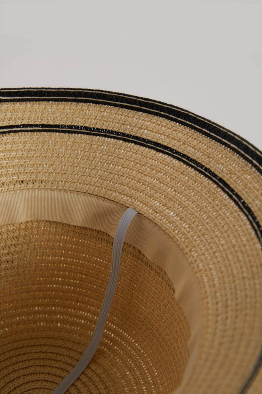 Girls & Teens Beige Girl Straw Hat