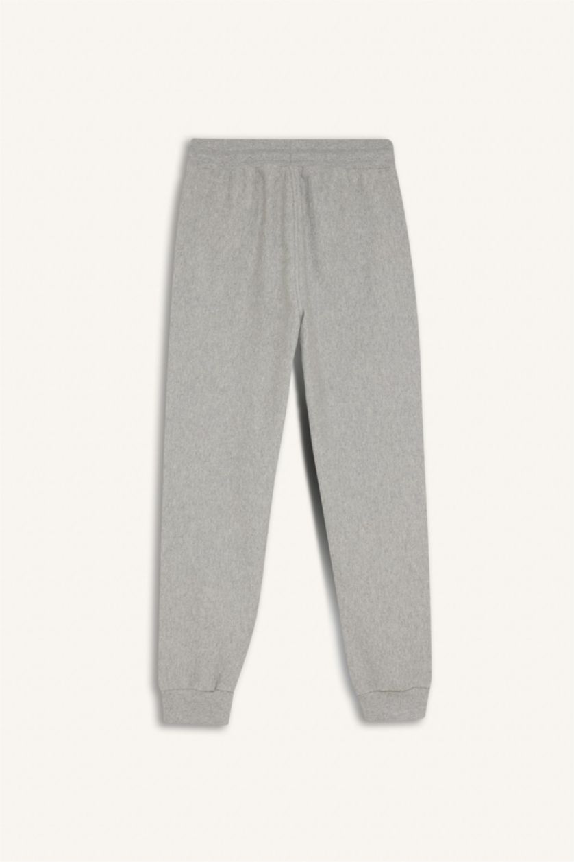 Erkek Çocuk - Genç Erkek Siyah Beli Lastikli Pike 2'li Eşofman Altı Erkek Çocuk