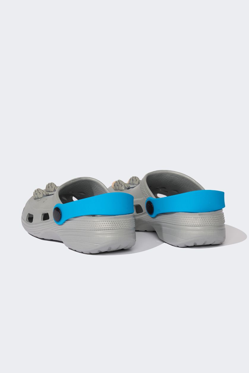 BOYS & TEENS Anthracite Boy Flat Sole Sandals