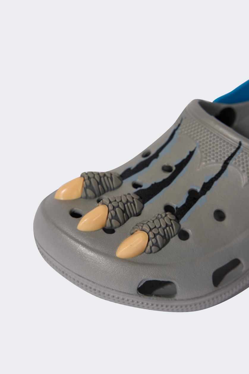 BOYS & TEENS Anthracite Boy Flat Sole Sandals