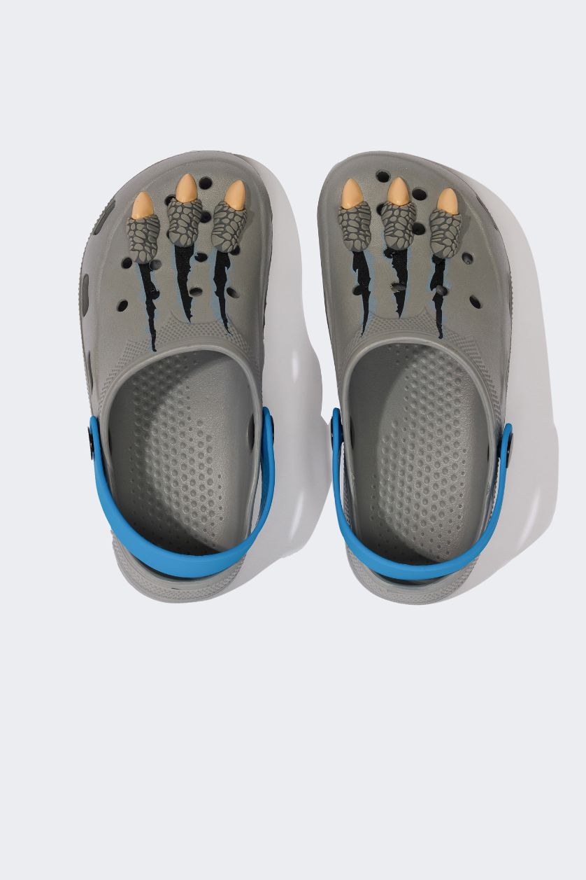 BOYS & TEENS Anthracite Boy Flat Sole Sandals