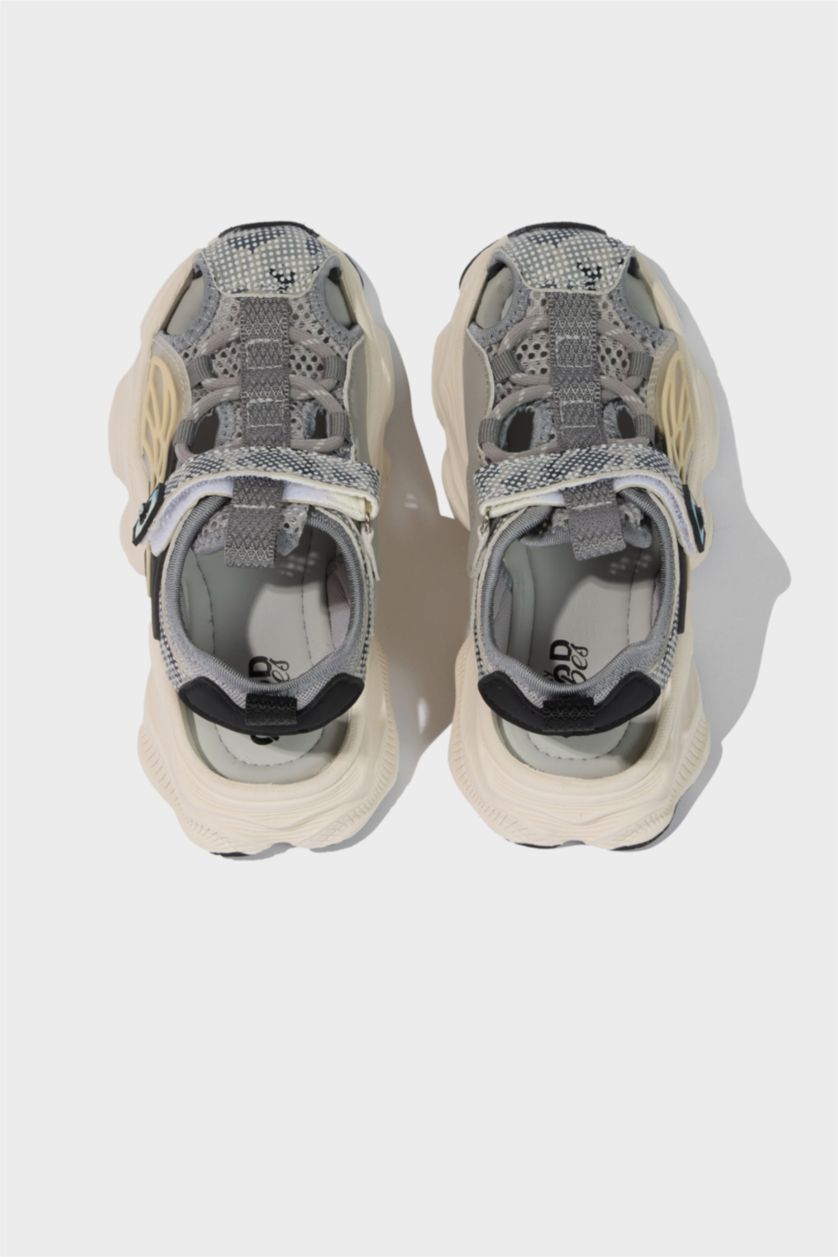 Erkek Çocuk - Genç Erkek Karma Düz Taban Suni Deri Sandalet Erkek Çocuk