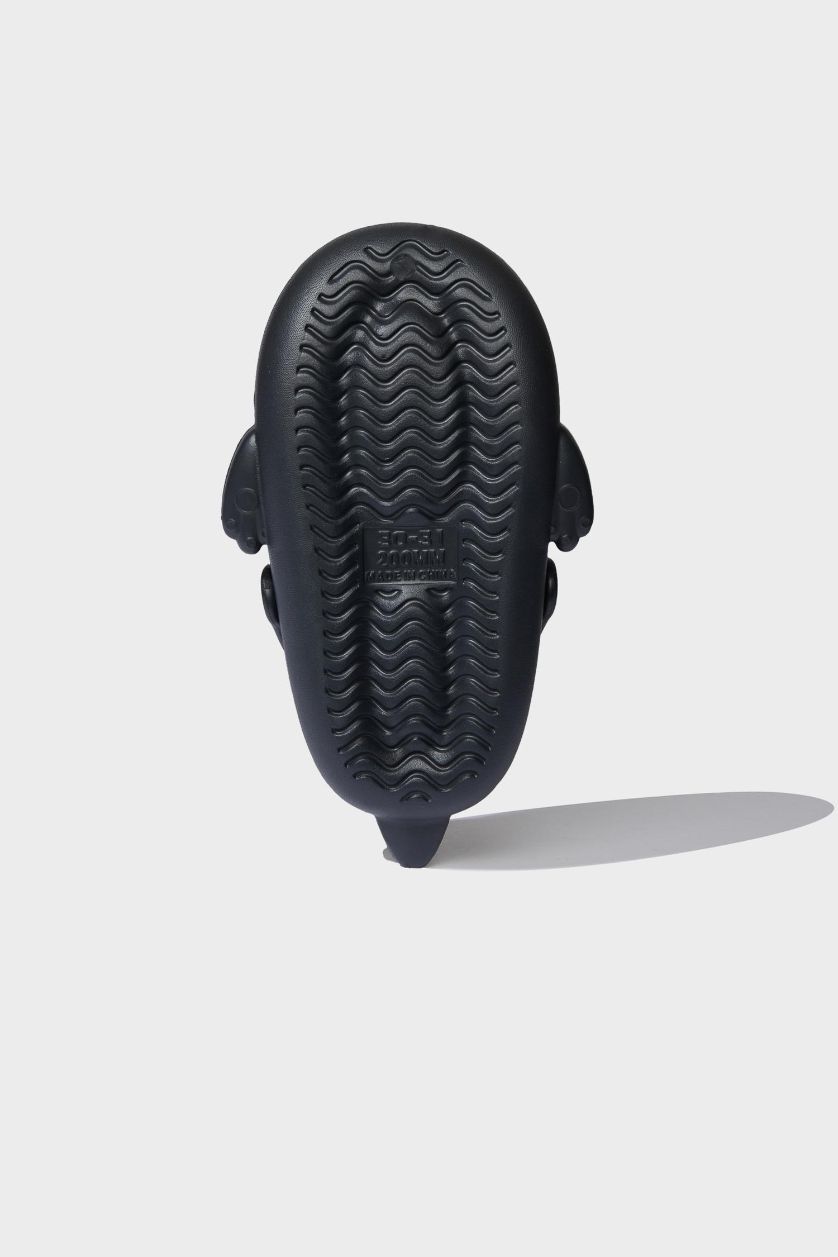 Erkek Çocuk - Genç Erkek Siyah Düz Taban Eva Sandalet Erkek Çocuk