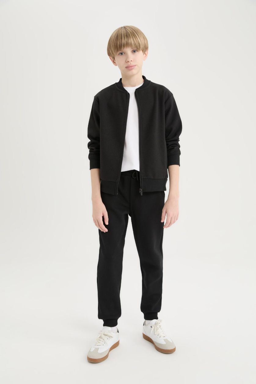 Boys & Teens Black Boy Basic Sweatpants