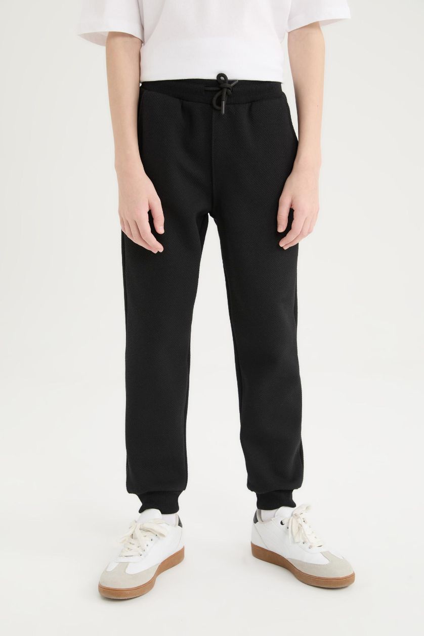 Boys & Teens Black Boy Basic Sweatpants