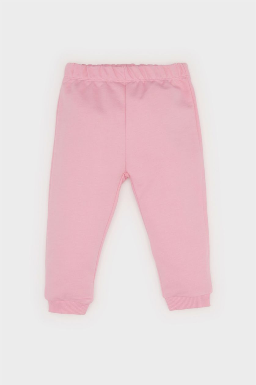 BÉBÉ FILLE Rose Jogging à taille élastique pour bébé fille