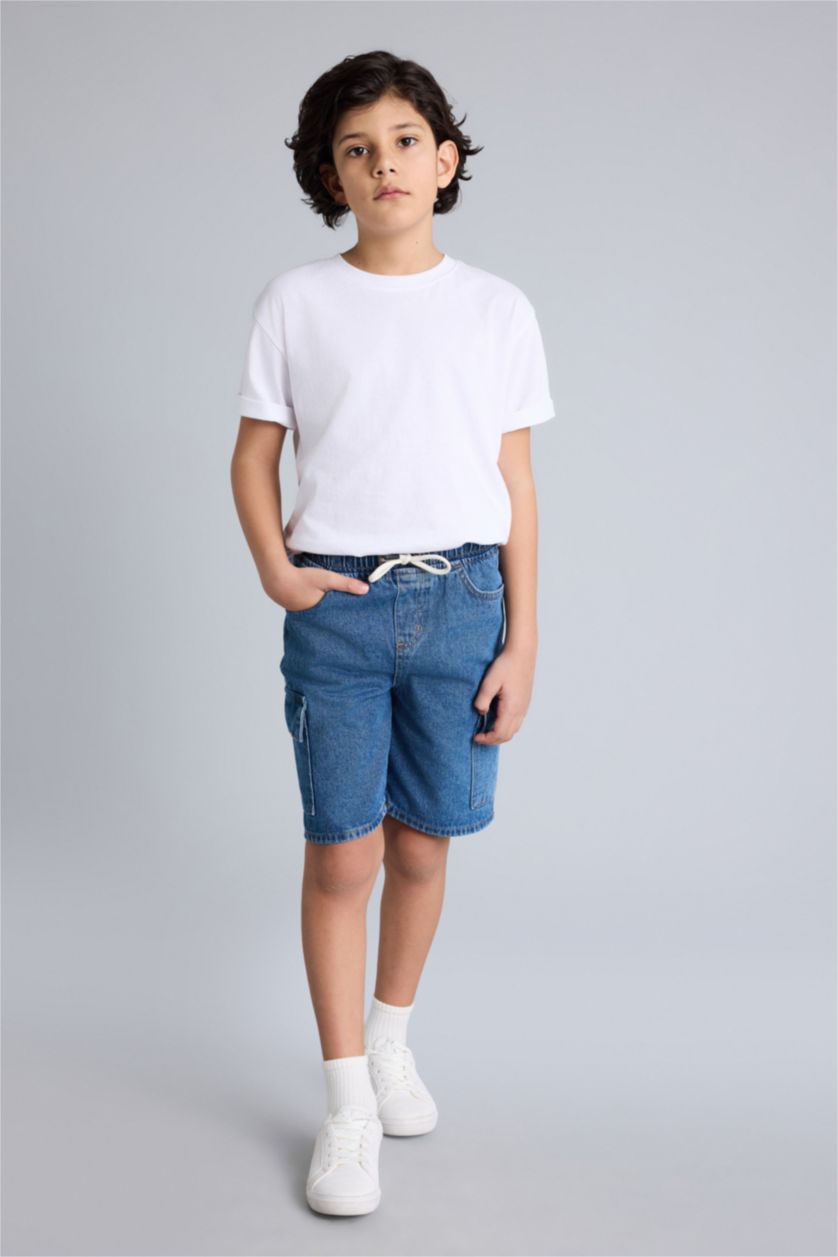 أولادي أزرق شورت جينز اولادي