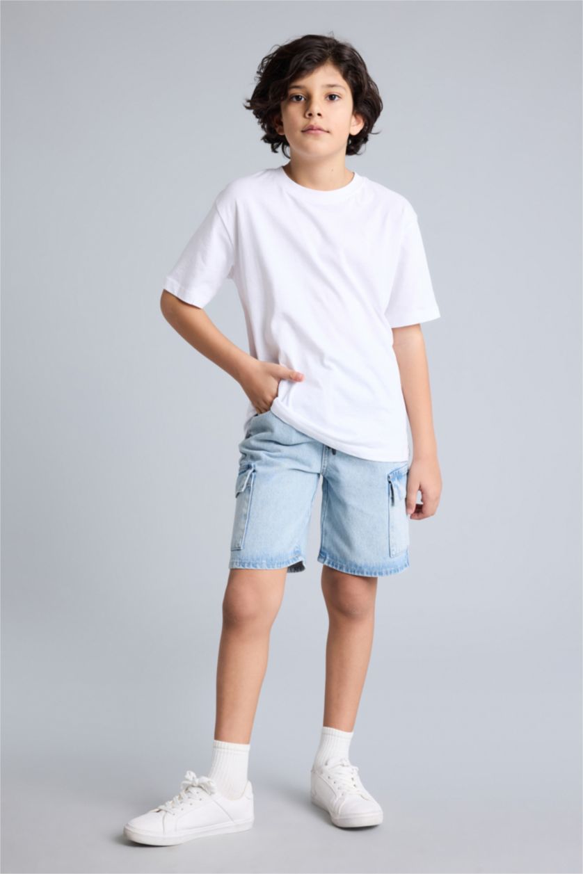 BOYS & TEENS Light Blue Boy Denim Shorts