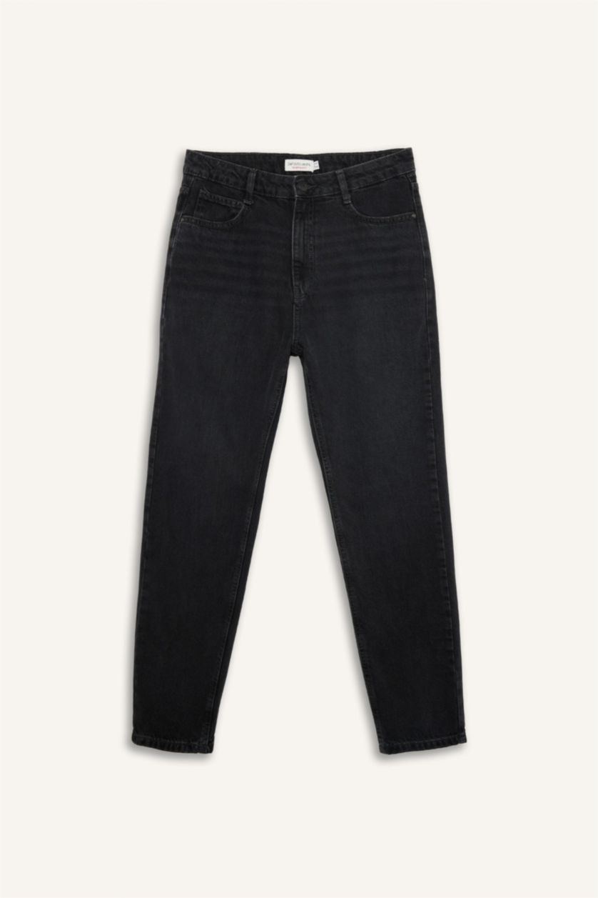 MAN Black 90’S Slim Fit Super Skinny Hem Denim Trousers