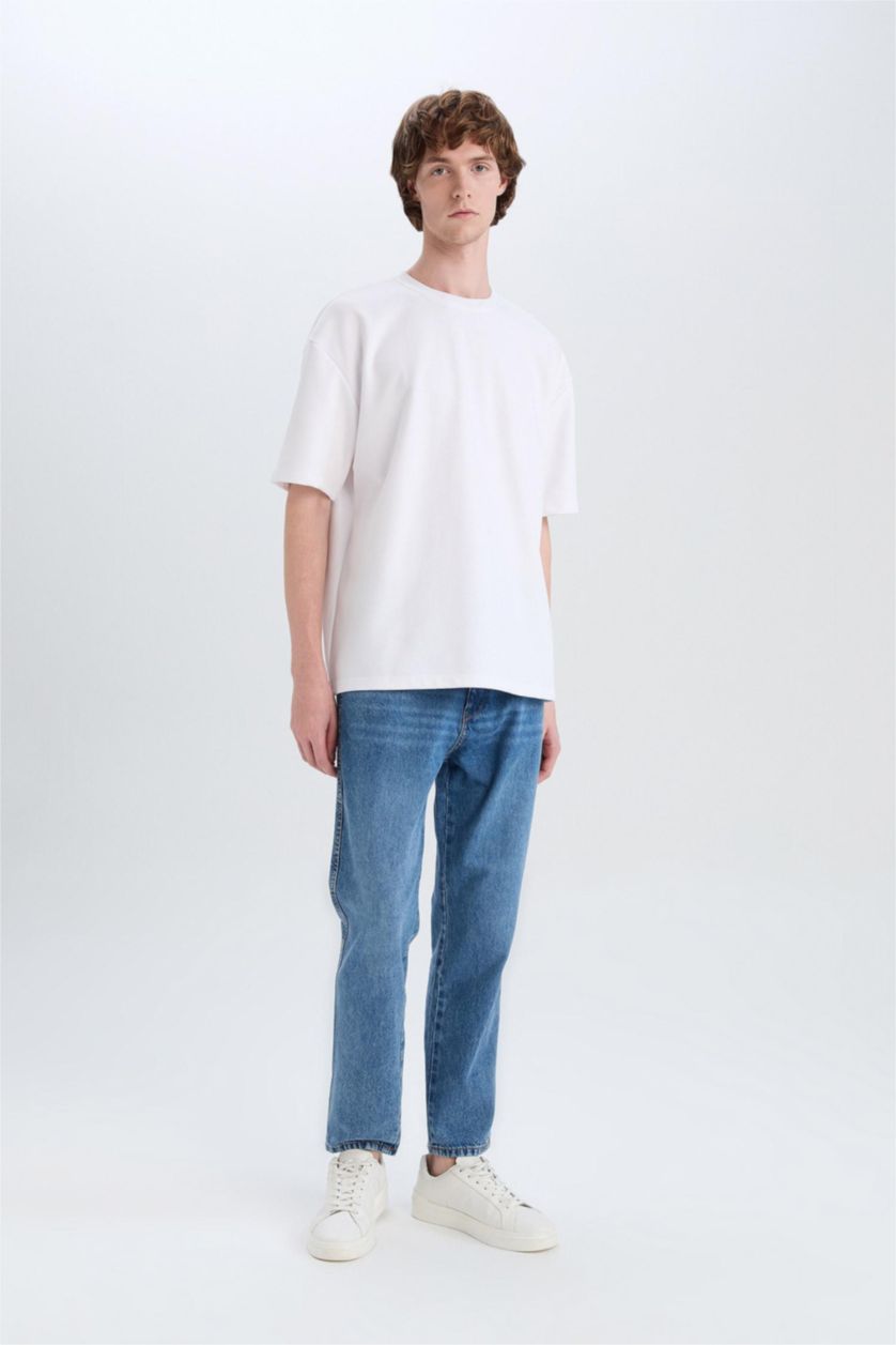 رجال أزرق 90's Slim Fit Skinny Leg Jeans