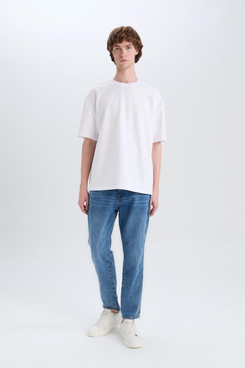 رجال أزرق 90's Slim Fit Skinny Leg Jeans