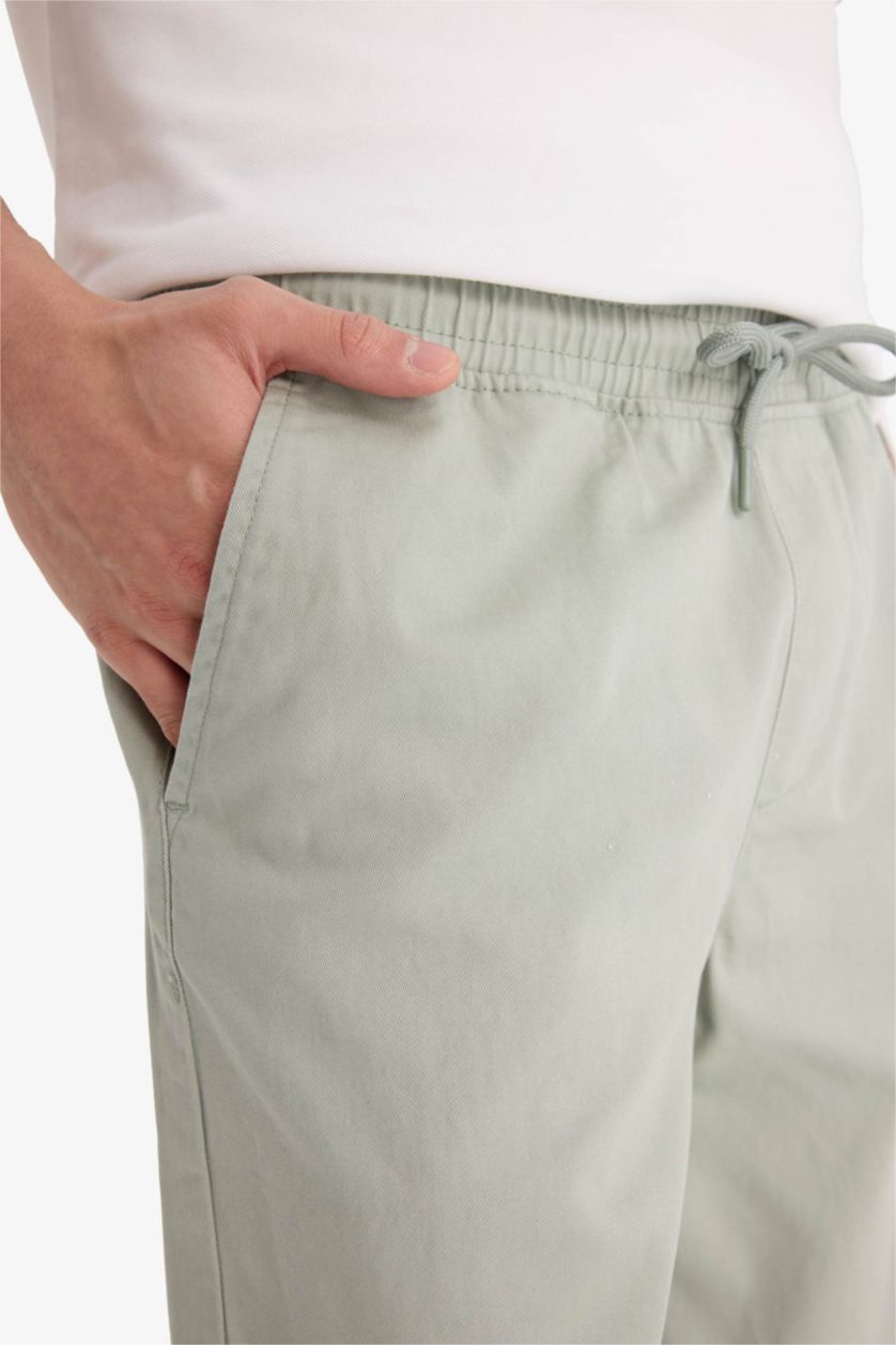 Man Mint Jogger Slim Fit Gabardine Trousers