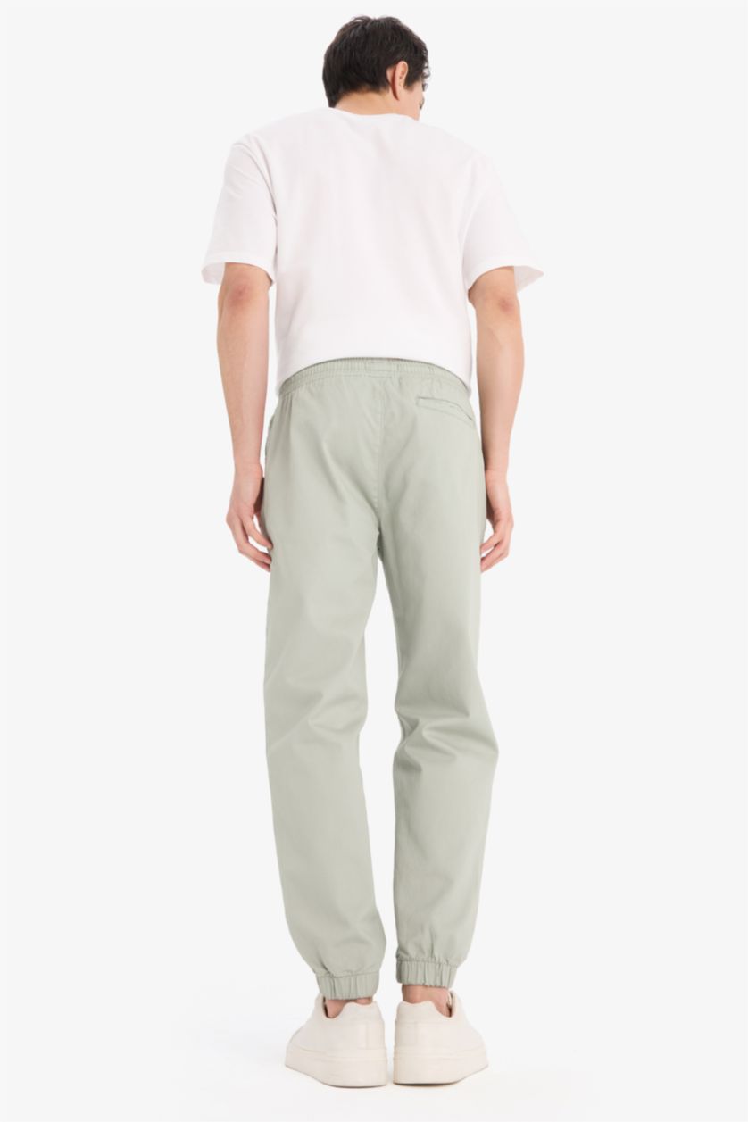 Man Mint Jogger Slim Fit Gabardine Trousers