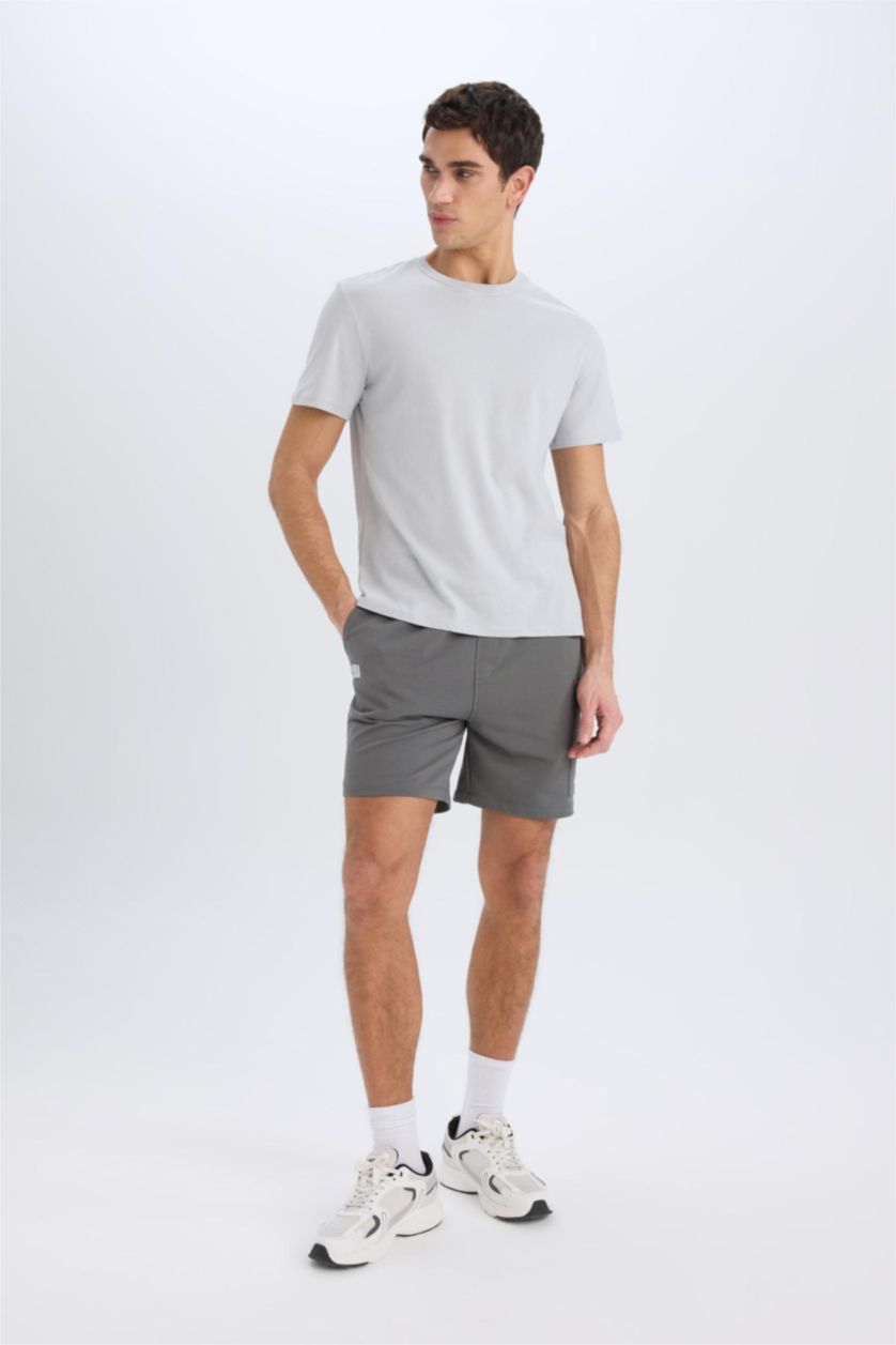 Erkek Koyu Gri NBA Brooklyn Nets Standart Fit Kısa Paça Şort