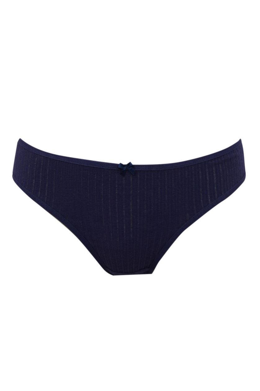 Kadın Gülkurusu Desenli 3'lü Paketli Slip Külot