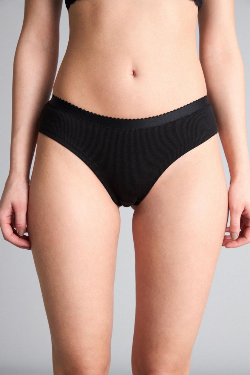 Kadın Gülkurusu Ribana 3'lü Hipster Külot