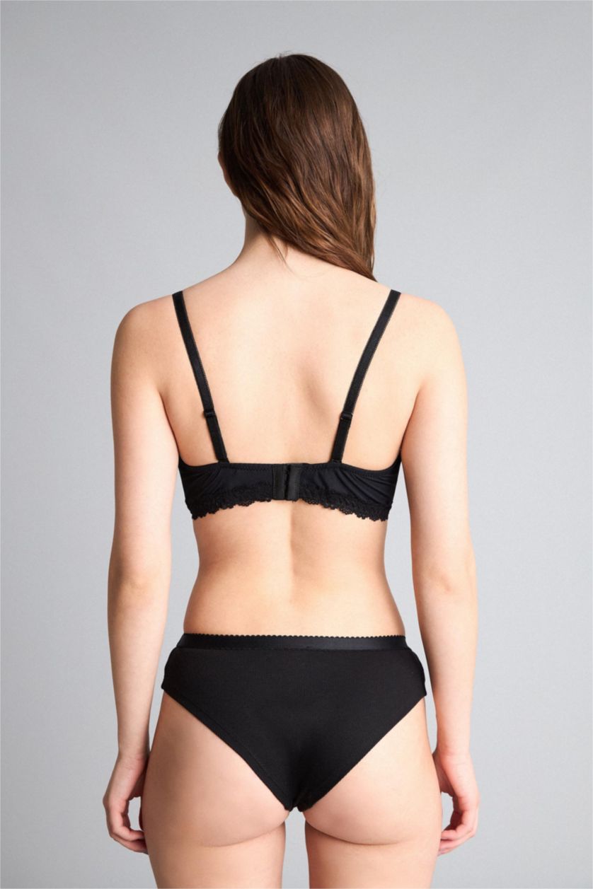 Kadın Gülkurusu Ribana 3'lü Hipster Külot