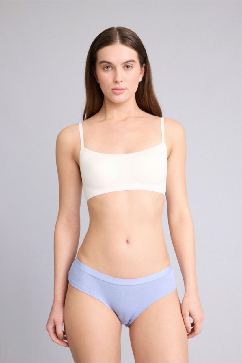 Kadın Lacivert Ribana 3'lü Hipster Külot