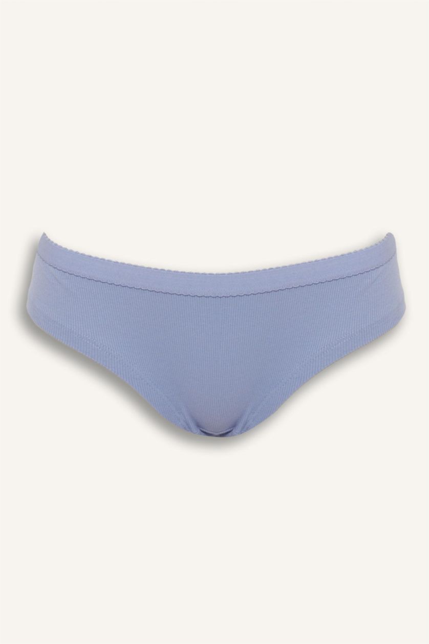 Kadın Lacivert Ribana 3'lü Hipster Külot