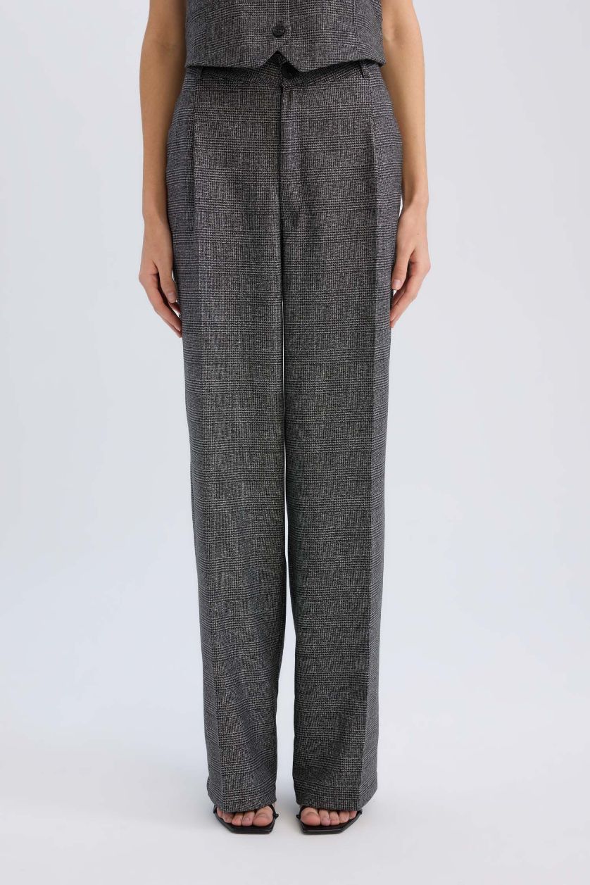 Әйелдерге Антрацит кең аяқ кең етек Шалбар