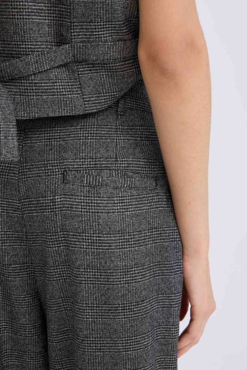 Әйелдерге Антрацит кең аяқ кең етек Шалбар