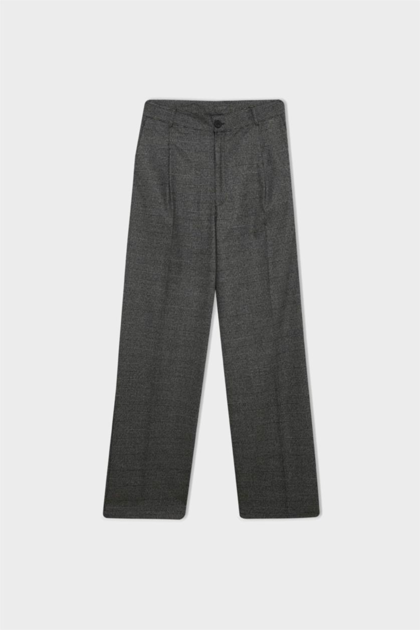 Әйелдерге Антрацит кең аяқ кең етек Шалбар