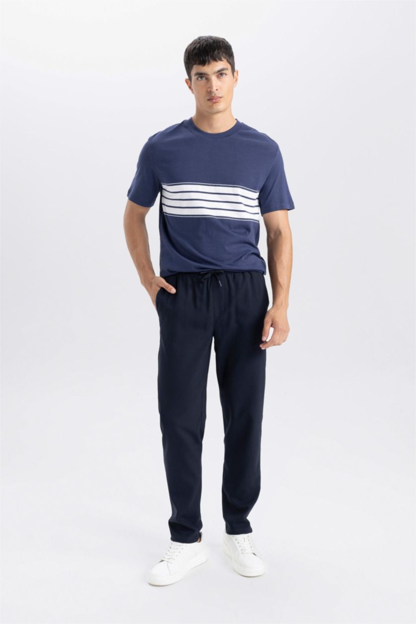 MAN NAVY jogger Trousers