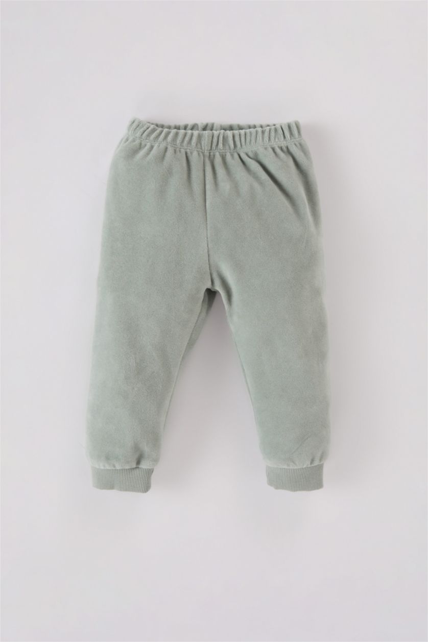 Erkek Bebek Mint Erkek Bebek Paw Patrol Pijama Takımı Uzun Kollu Velur Üst Beli Lastikli Alt