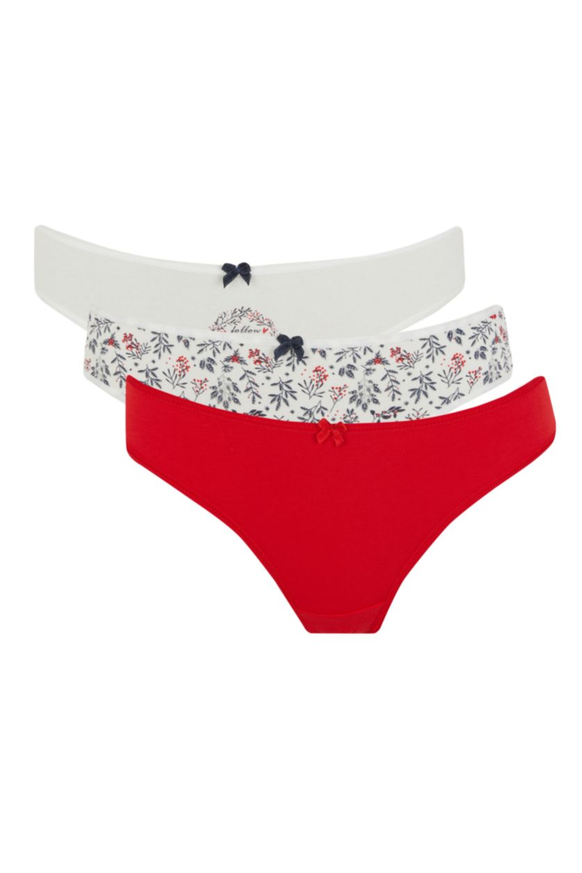 Kadın Kırmızı 3'lü