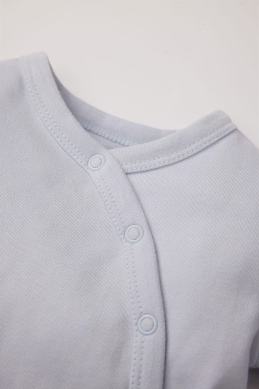 Baby Girl Light Pink Girl Baby Newborn Unicorn Printed 2 Piece Long Sleeve Jumpsuit