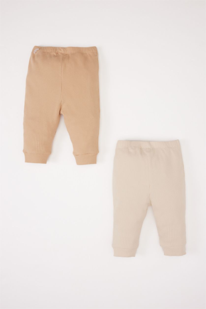 طفل صغير اللون الحجري بنطلون ولادي مضلع قصة عادية - قطعتين