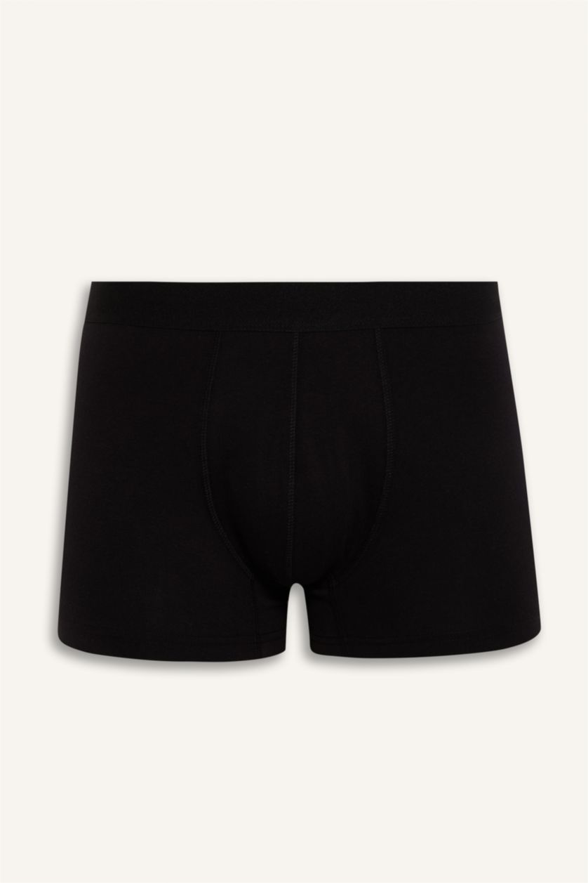 Мужчины Черный Тройной комплект боксеров с фруктовым принтом Regular Fit