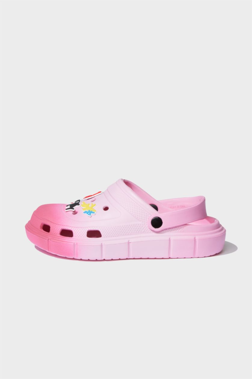 GIRLS & TEENS Neon Pink Girl Thick Sole Eva Sandals