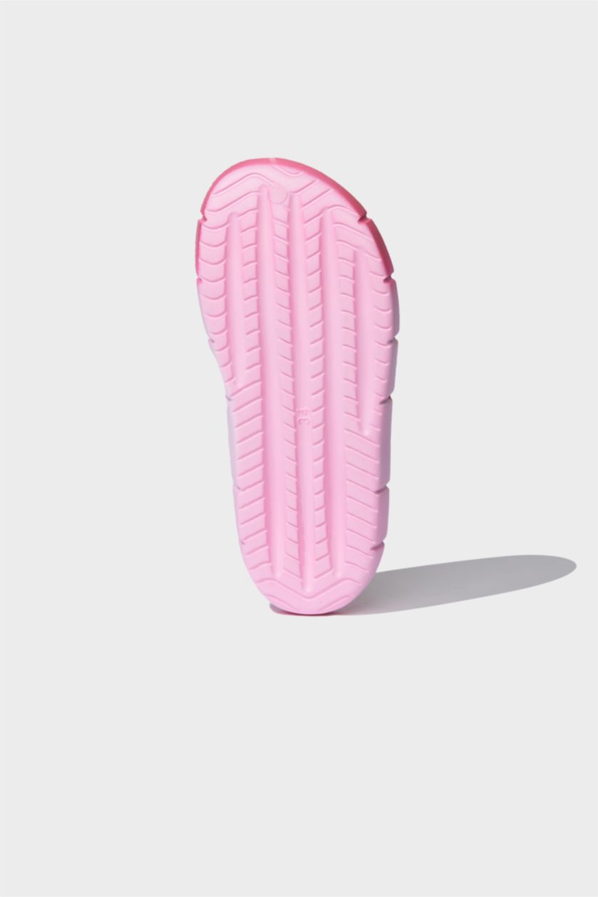 GIRLS & TEENS Neon Pink Girl Thick Sole Eva Sandals