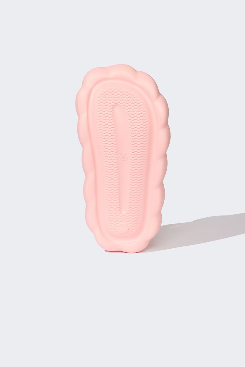 بنات زهري صندل بكعب سميك