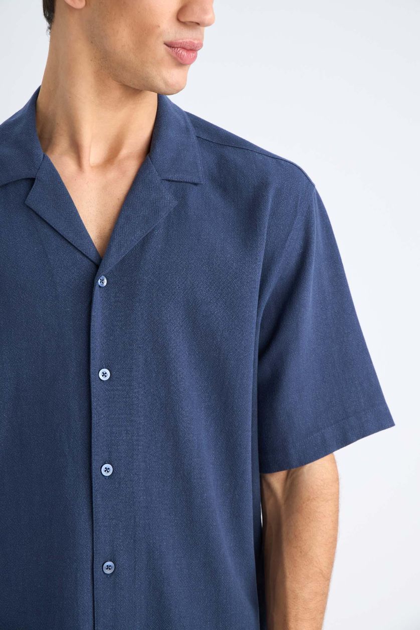 Ерлер әскери-теңіз релакс пішімі Қысқа жеңді жейде