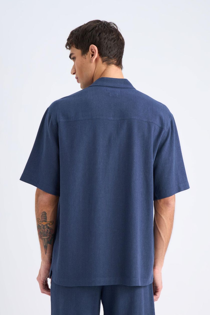 Ерлер әскери-теңіз релакс пішімі Қысқа жеңді жейде