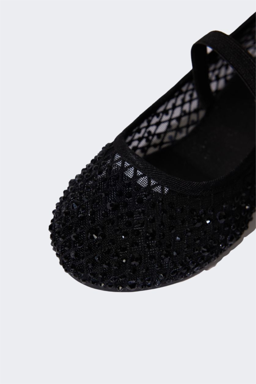 Girls & Teens Black Girl Ballerina Flat Shoes