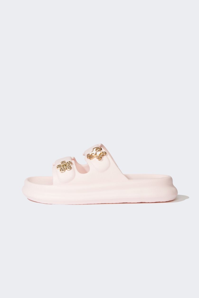Женщины Розовый Женские плоская подошва ЭВА шлепанцы