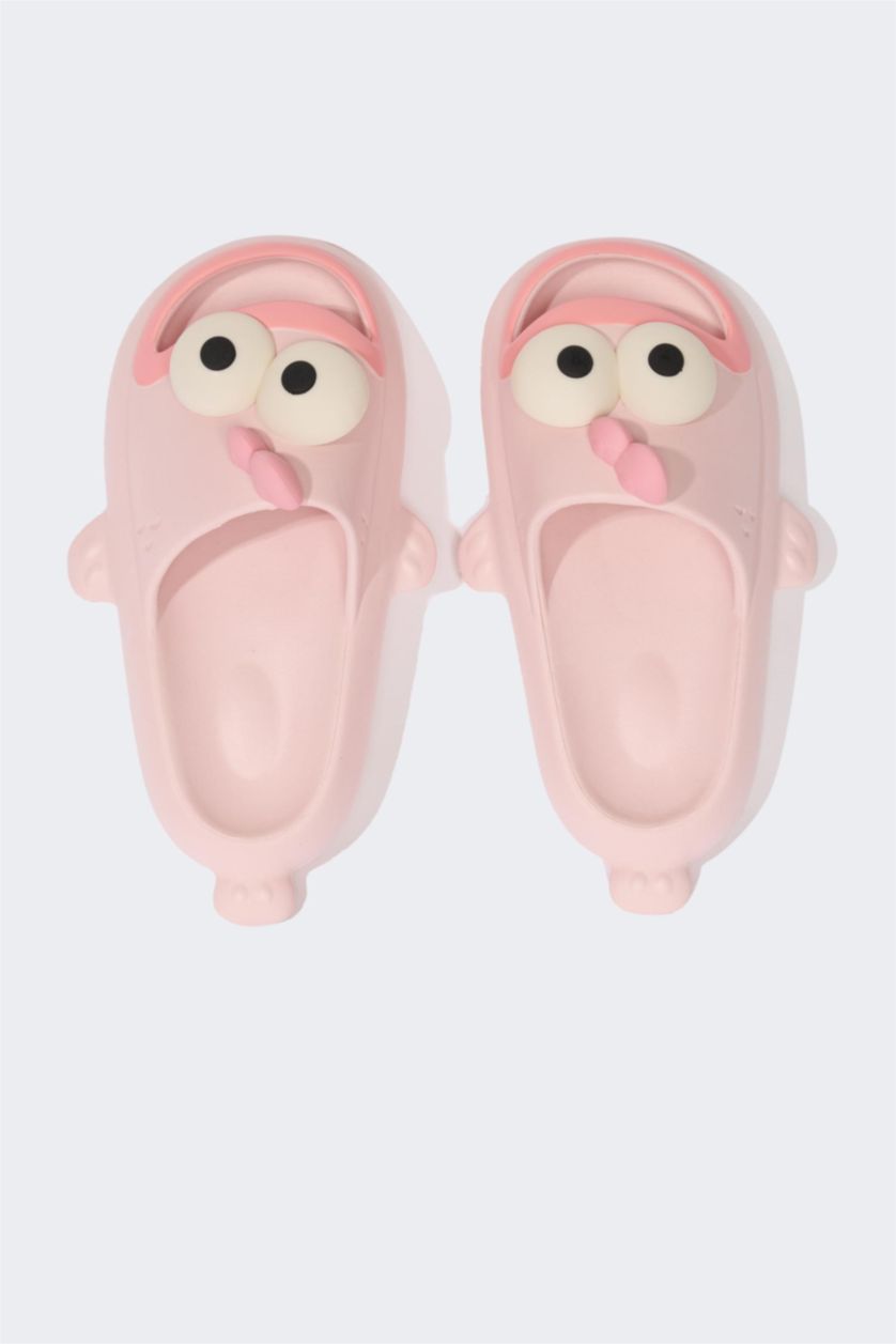 نساء زهري شبشب إيفا بكعب مسطح