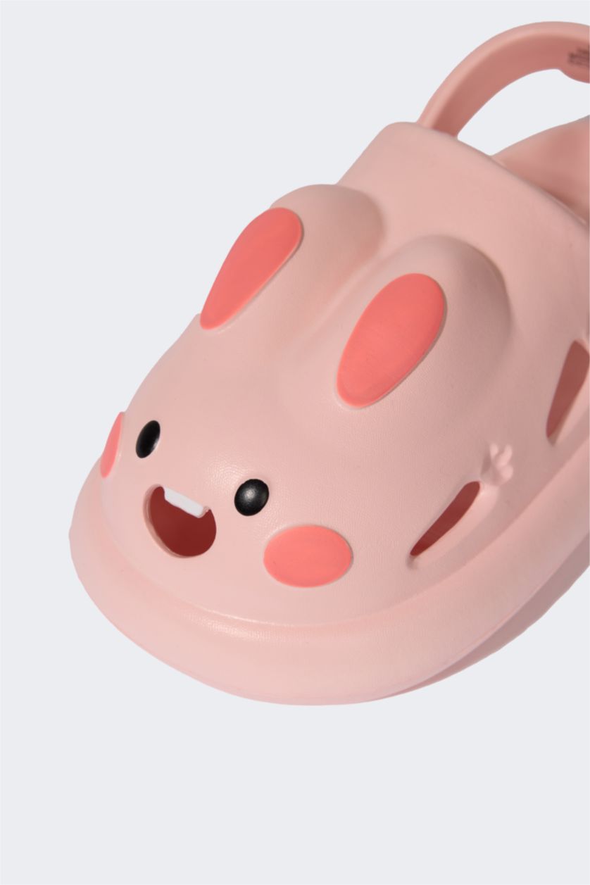 Kadın Pembe Kadın Düz Taban Eva Sandalet